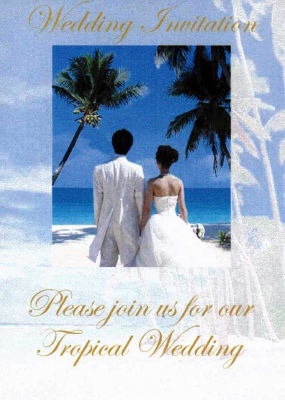 Far Away Wedding Invitation